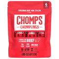 Chomps Chomplings Zero Sugar Original Beef Mini Meat Sticks - 6 ct
