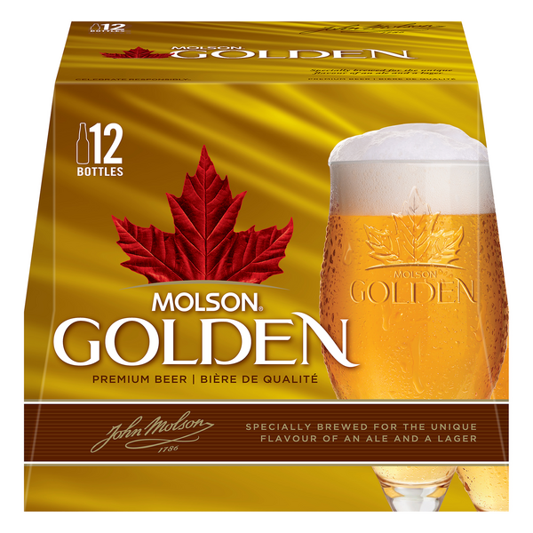 Molson Golden Premium Beer - 12 pk