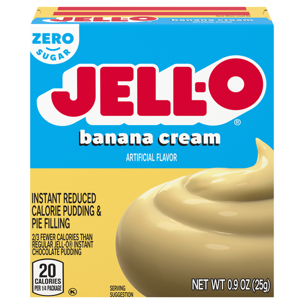 Save on JellO Fat & Sugar Free Banana Cream Instant Pudding & Pie