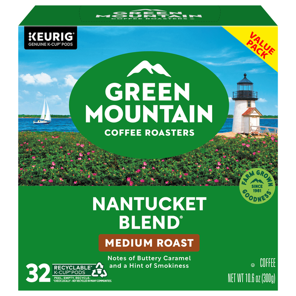 Green Mountain Nantucket Blend Medium Roast K-Cup Coffee Pods