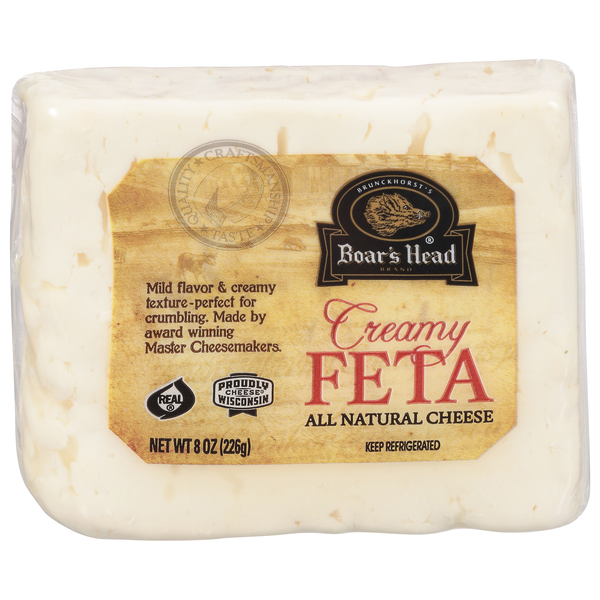 Boar's Head Natural Creamy Feta Cheese Block