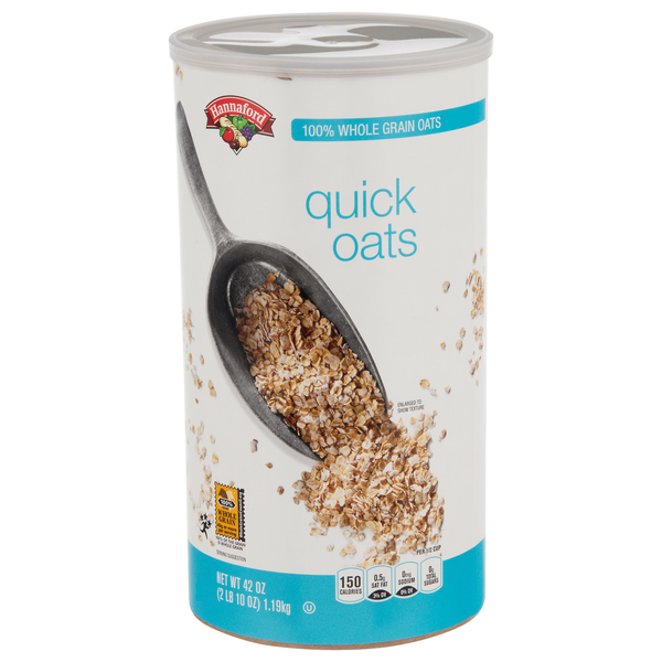 Hannaford 100% Whole Grain Quick Rolled Oats