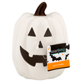 Smart Living Halloween Light Up Pumpkin White