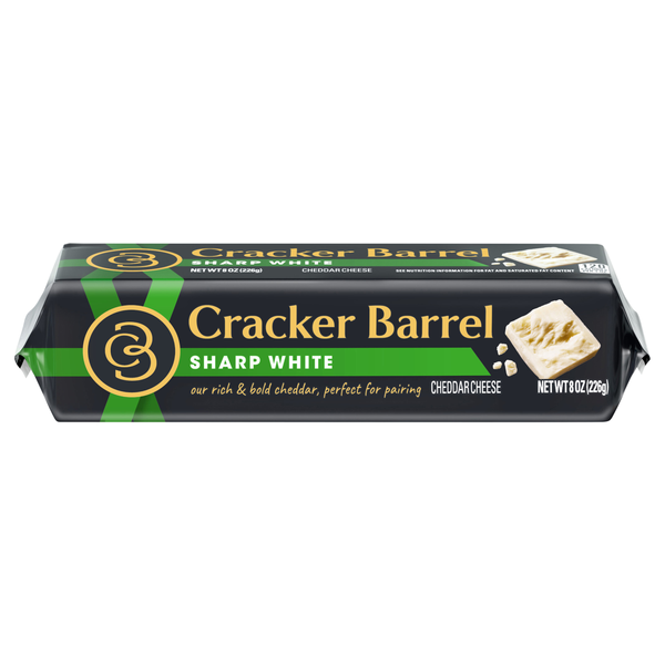 Cracker Barrel Sharp White Cheddar Cheese Block