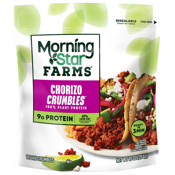 MorningStar Farms Plant Protein Veggie Meal Starters Chorizo Crumbles