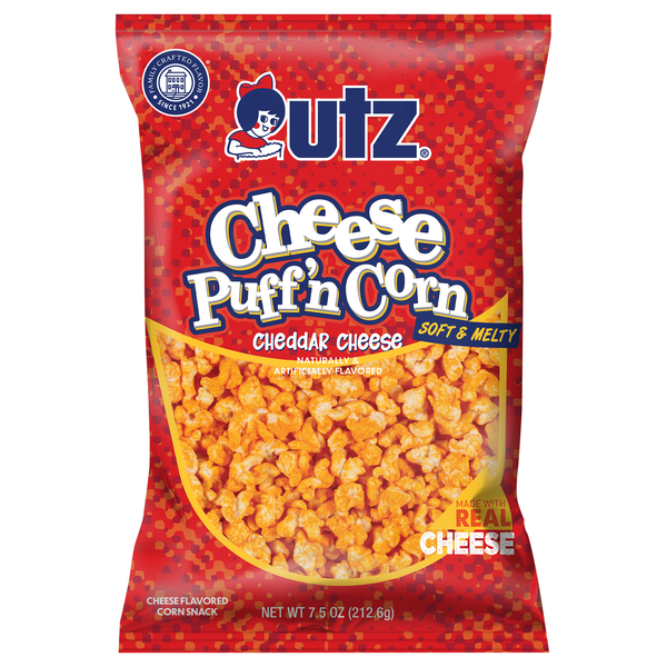 Utz Cheese Puff'n Corn Hulless Cheddar