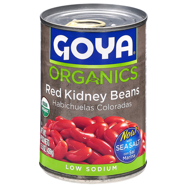 Goya Organics Low Sodium Red Kidney Beans