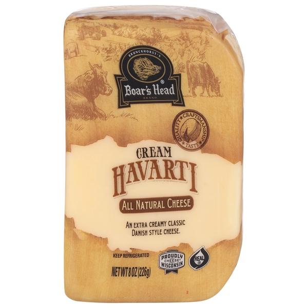 Boar's Head Cream Havarti Cheese Block