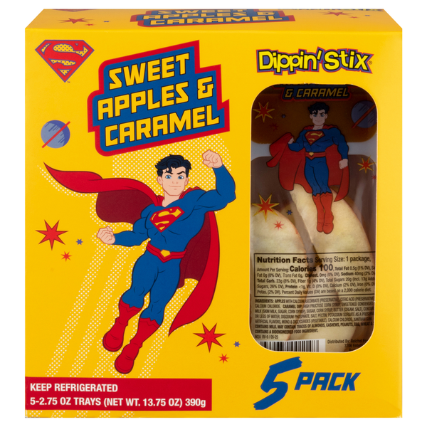 Dippin' Stix Sweet Sliced Apples & Caramel - 5 ct