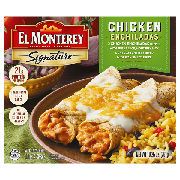 El Monterey Signature Chicken Enchiladas Frozen Meal