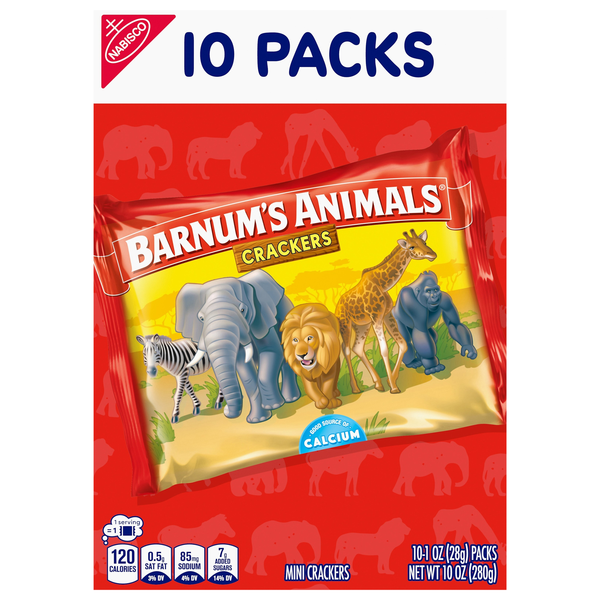 Nabisco Barnum's Mini Animal Crackers - 10 ct