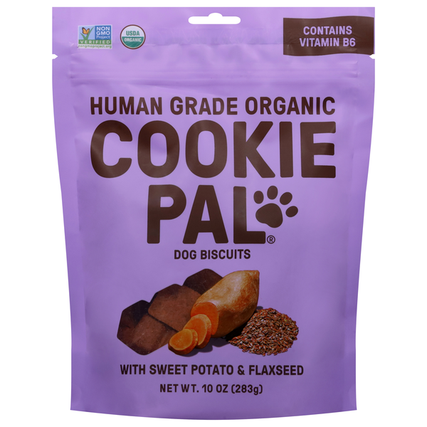 Cookie Pal Organic Sweet Potato & Flaxseed Recipe Dog Biscuits