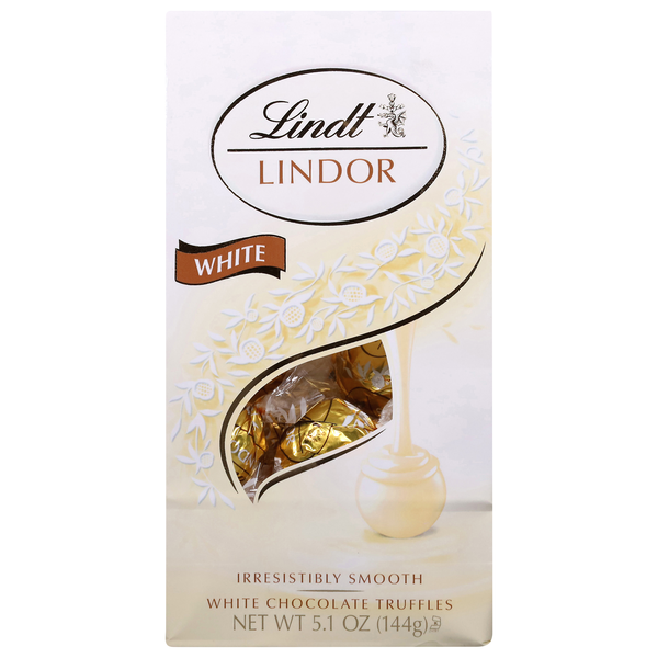 Lindt Lindor White Chocolate Candy Truffles