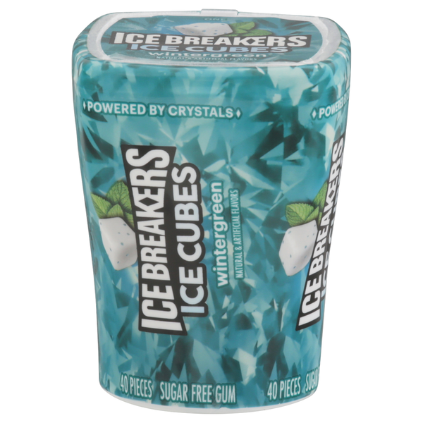 Ice Breakers Ice Cubes Sugar Free Wintergreen Gum