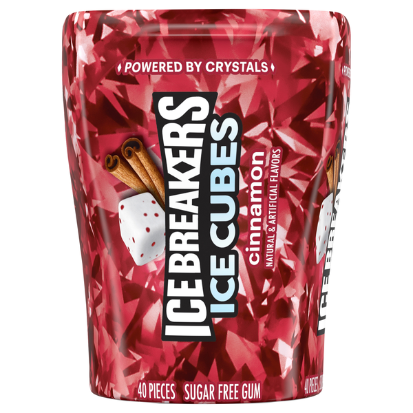 Ice Breakers Ice Cubes Sugar Free Cinnamon Gum