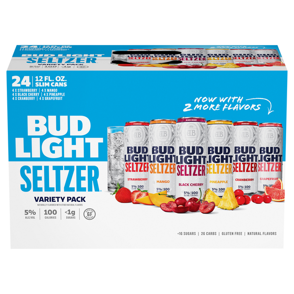 Bud Light Seltzer Variety Pack - 24 pk