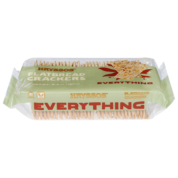 Kryssos Everything Flatbread Crackers