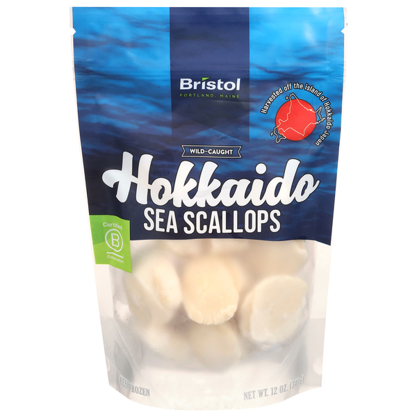 Bristol Wild-Caught Hokkaido Sea Scallops Frozen