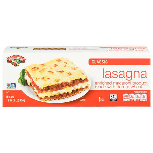 Hannaford Classic Lasagna Pasta