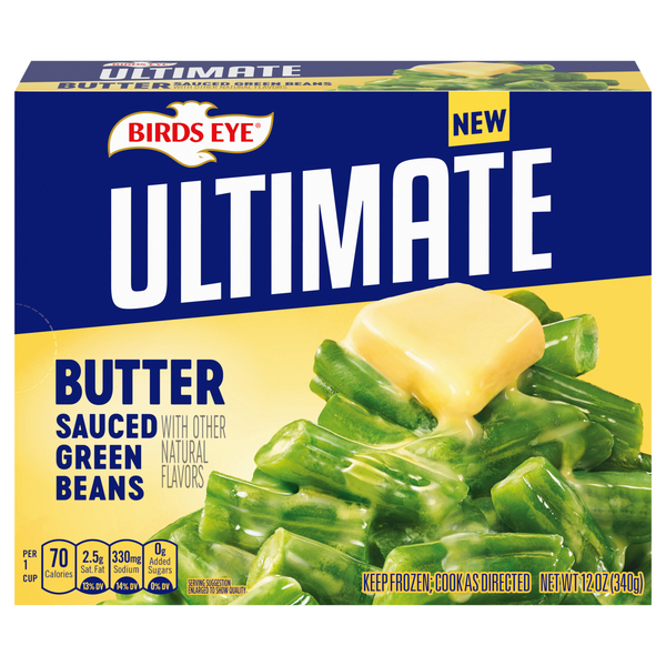 Birds Eye Ultimate Butter Sauced Green Beans Frozen