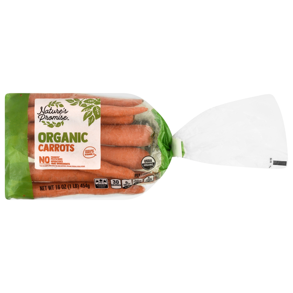 Nature's Promise Organic Whole Carrots Bag