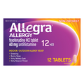 Allegra 60mg Allergy Indoor/Outdoor Relief 24hr Tablets