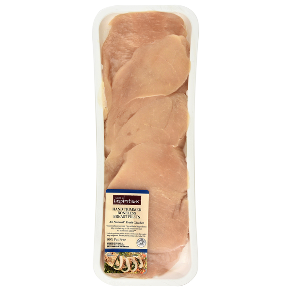 Taste of Inspirations Hand Trimmed Boneless Chicken Breast Filets Fresh