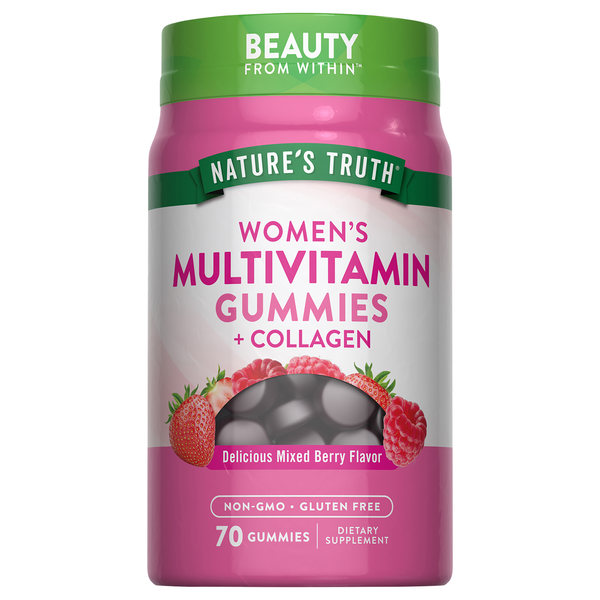 Nature's Truth Women's Multivitamin + Collagen Mixed Berry Gummies