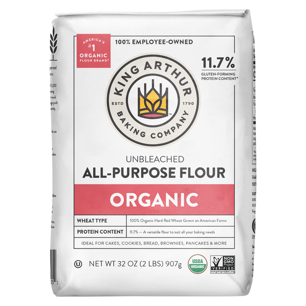 KING ARTHUR 100 ORGANIC ALL PURPOSE FLOUR UNBLEACHED visual data 3
