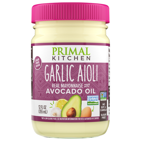 Primal Kitchen Garlic Aioli made with Avocado Oil