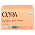 Cora Organic Cotton Multipack Light-Regular-Super Compact Tampons