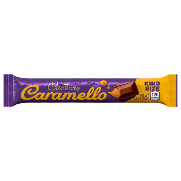 Cadbury Caramello Milk Chocolate Creamy Caramel Candy Bar King Size