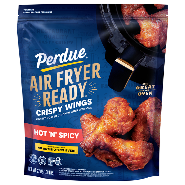 Perdue Air Fryer Ready Hot 'N Spicy Crispy Wings Frozen