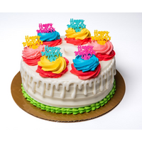 Stop & Shop Bakery Triple Layer Mother's Day Gold Cake