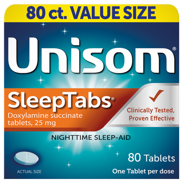 Unisom SleepTabs Nighttime Sleep-Aid 50mg Tablets