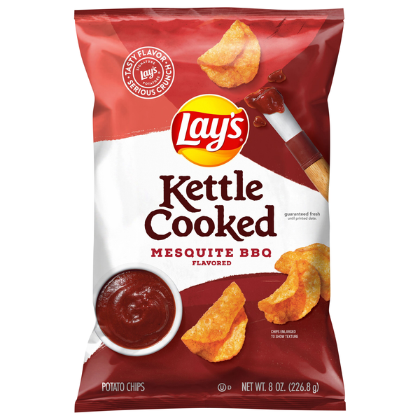 Lay's Mesquite BBQ Kettle Cooked Potato Chips