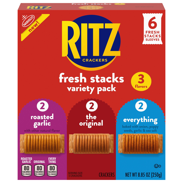 Nabisco Ritz Fresh Stacks Crackers Variety Pack - 6 ct
