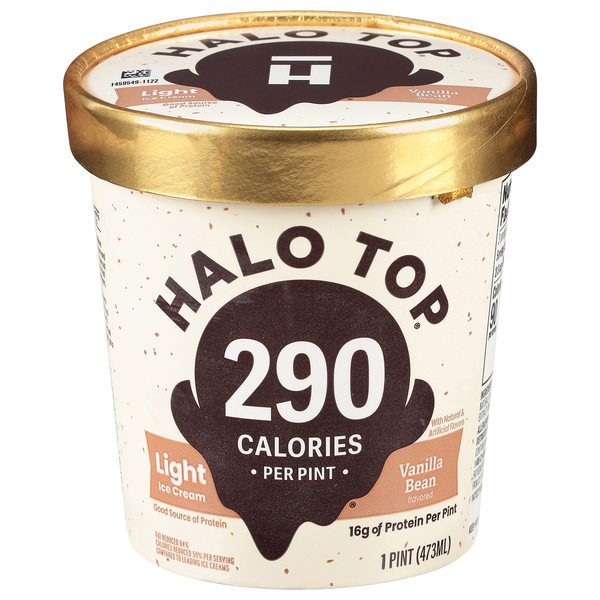 Halo Top Light Vanilla Bean Ice Cream