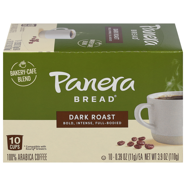 Panera Bread Dark Roast Single Serve Coffee Cups