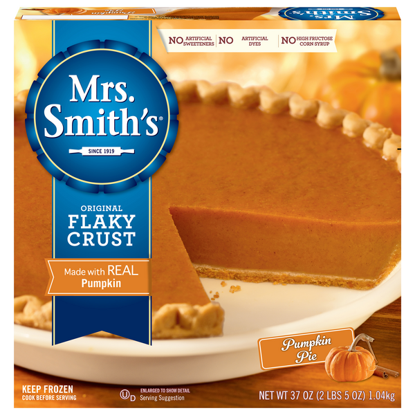 Save on Mrs. Smith's Original Flaky Crust Pie Pumpkin Frozen Order