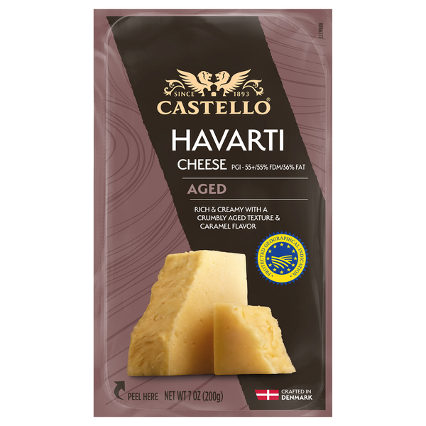 Castello Imported Aged Havarti Cheese Block