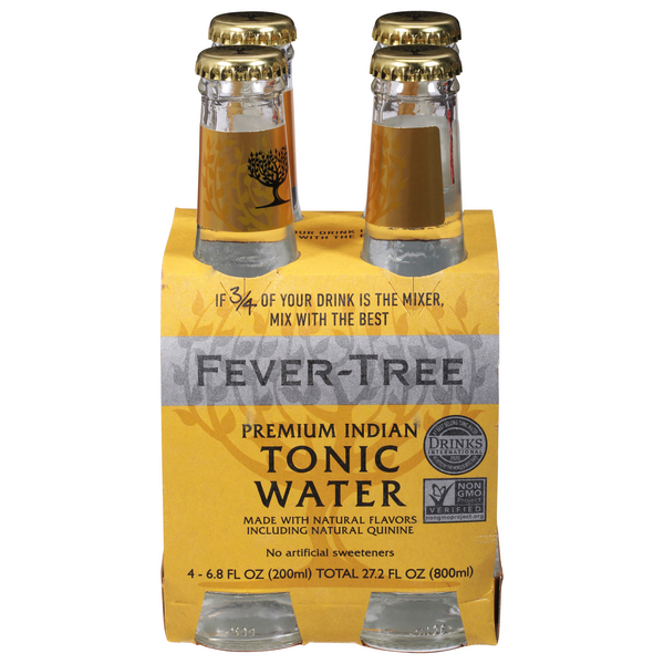 Fever-Tree Premium Indian Tonic Water - 4 pk