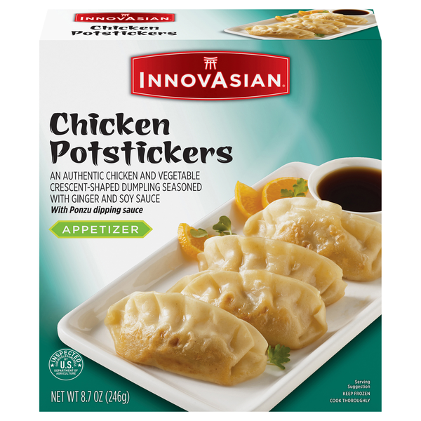 InnovAsian Chicken Potstickers - 8 ct Frozen