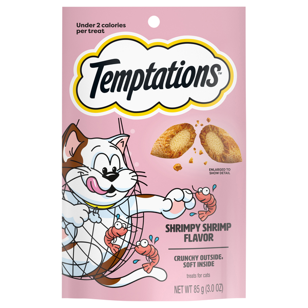 Temptations Shrimpy Shrimp Flavor Crunchy & Soft Cat Treats