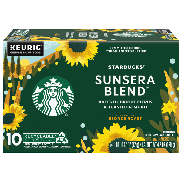 Starbucks Sunsera Blend Blonde Roast Coffee K-Cup Pods