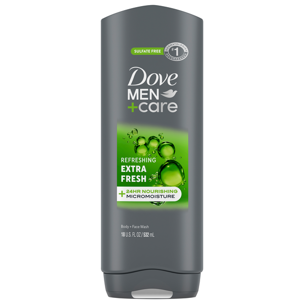 Dove Men+Care Refreshing Extra Fresh Body + Face Wash