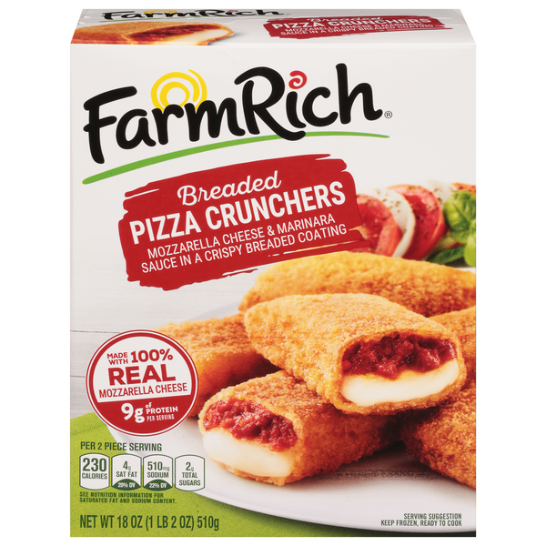 Farm Rich Breaded Pizza Crunchers Frozen