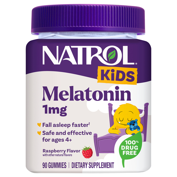 Natrol Kids Melatonin Sleep 1 mg Gummies Berry