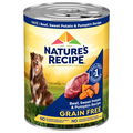 Nature's Recipe Grain Free Beef Sweet Potato & Pumpkin Wet Dog Food