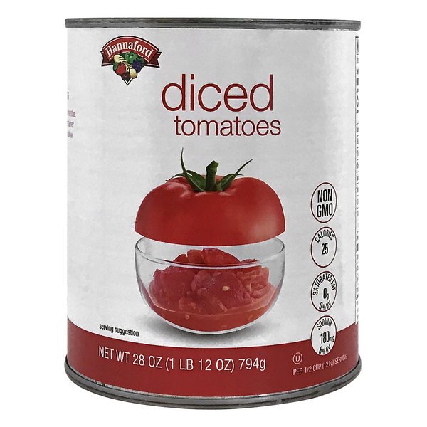 Hannaford Diced Tomatoes